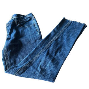 Free People low rise zip front jeans, size 29.